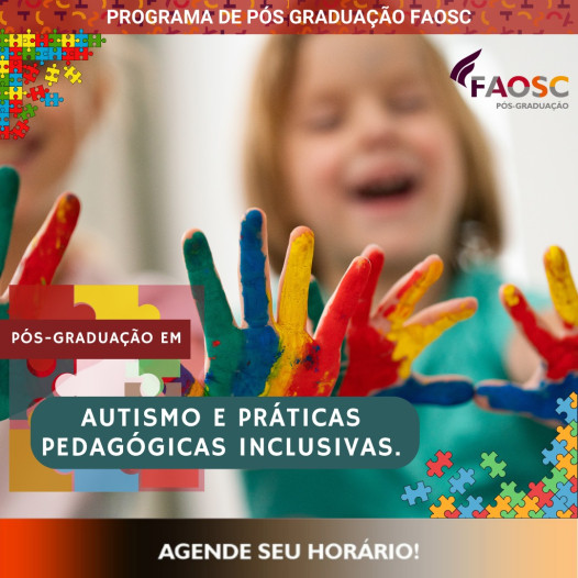 PÓS-GRADUAÇÃO EM AUTISMO E PRÁTICAS PEDAGÓGICAS INCLUSIVAS